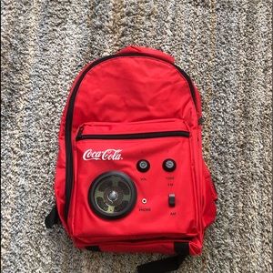 Coca cola radio backpack